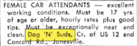 Coney Hut Drive Inn - Aug 1963 Ad (newer photo)